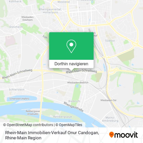 Rhein-Main Immobilien-Verkauf Onur Candogan Karte