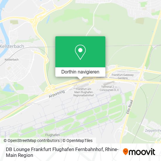 DB Lounge Frankfurt Flughafen Fernbahnhof Karte