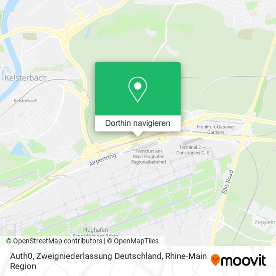 Auth0, Zweigniederlassung Deutschland Karte