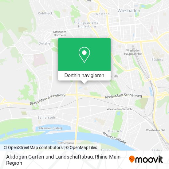 Akdogan Garten-und Landschaftsbau Karte