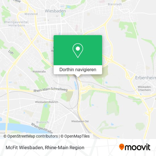 McFit Wiesbaden Karte