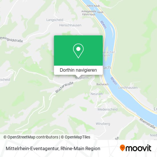 Mittelrhein-Eventagentur Karte