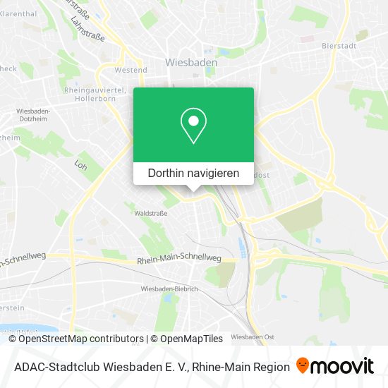 ADAC-Stadtclub Wiesbaden E. V. Karte