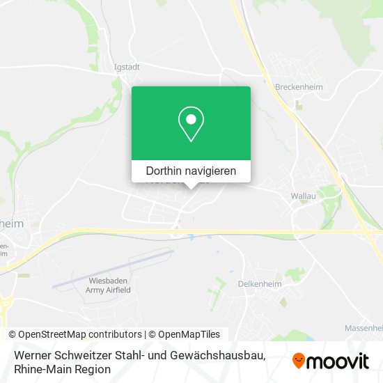 Werner Schweitzer Stahl- und Gewächshausbau Karte