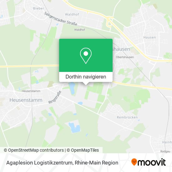 Agaplesion Logistikzentrum Karte