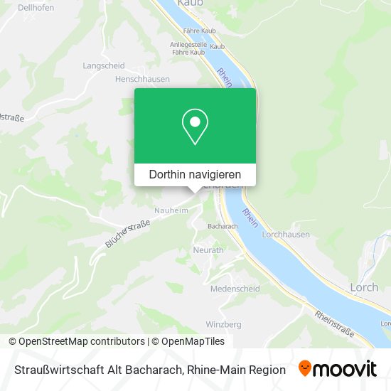 Straußwirtschaft Alt Bacharach Karte