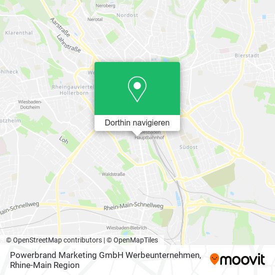 Powerbrand Marketing GmbH Werbeunternehmen Karte