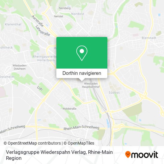 Verlagsgruppe Wiederspahn Verlag Karte