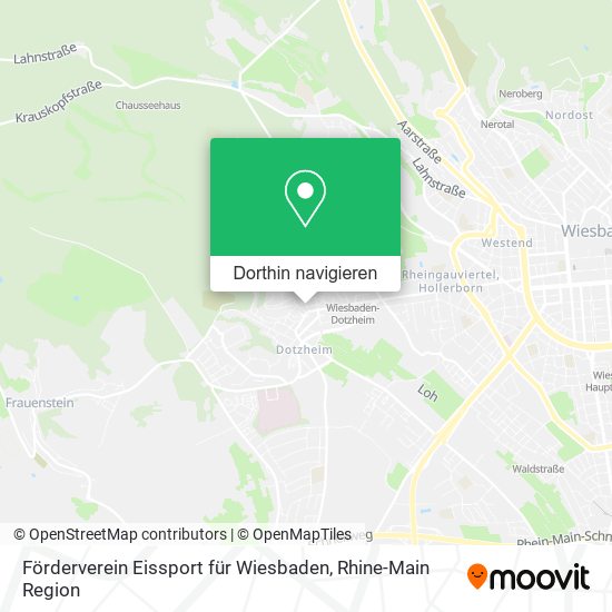 Förderverein Eissport für Wiesbaden Karte