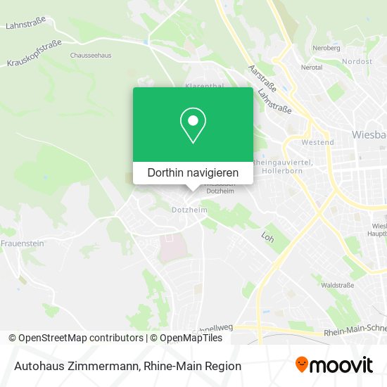 Autohaus Zimmermann Karte
