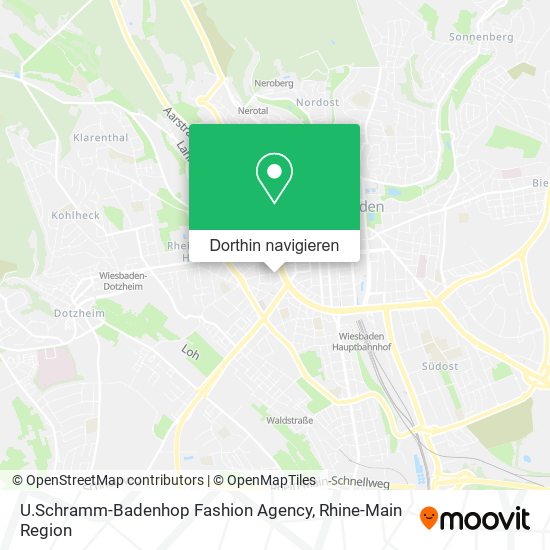 U.Schramm-Badenhop Fashion Agency Karte