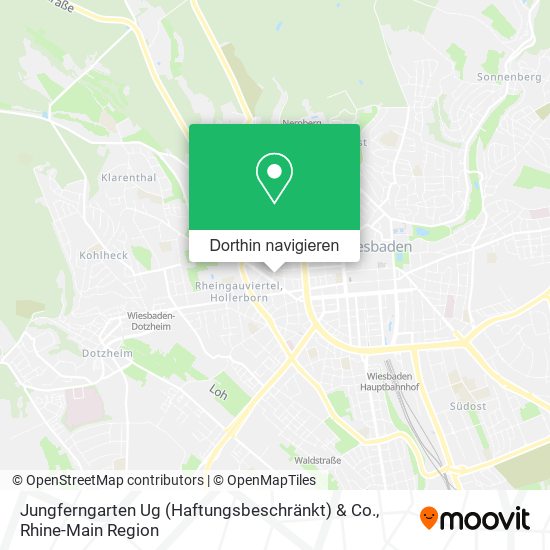 Jungferngarten Ug (Haftungsbeschränkt) & Co. Karte