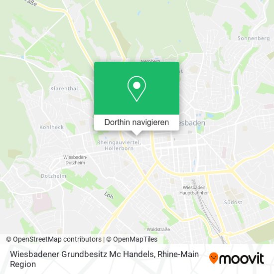 Wiesbadener Grundbesitz Mc Handels Karte