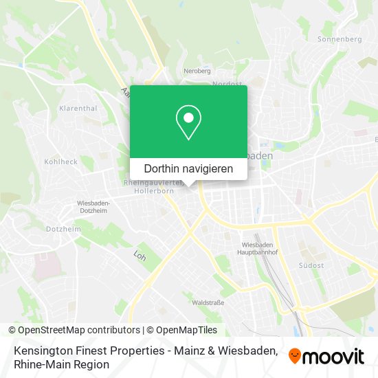 Kensington Finest Properties - Mainz & Wiesbaden Karte