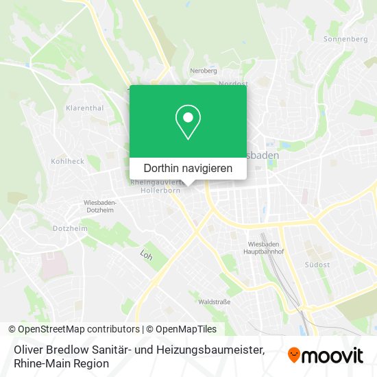 Oliver Bredlow Sanitär- und Heizungsbaumeister Karte