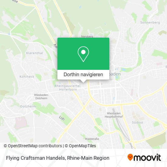 Flying Craftsman Handels Karte