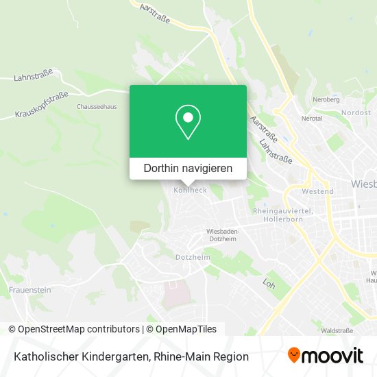 Katholischer Kindergarten Karte