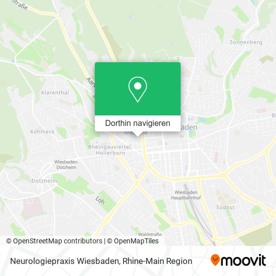 Neurologiepraxis Wiesbaden Karte