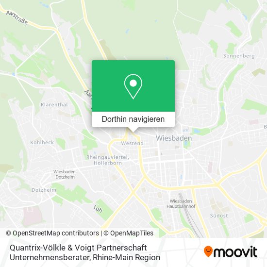 Quantrix-Völkle & Voigt Partnerschaft Unternehmensberater Karte