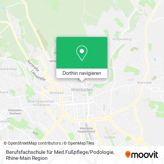 Berufsfachschule für Med.Fußpflege / Podologie Karte