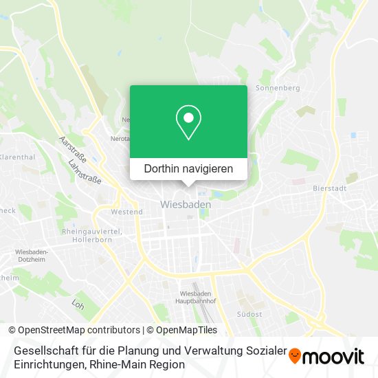 Gesellschaft für die Planung und Verwaltung Sozialer Einrichtungen Karte