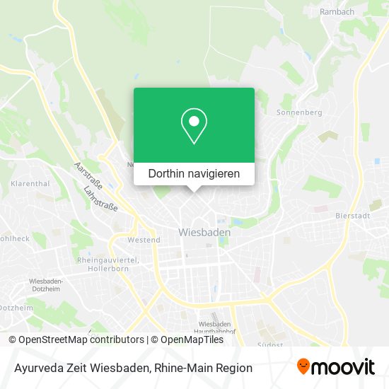 Ayurveda Zeit Wiesbaden Karte