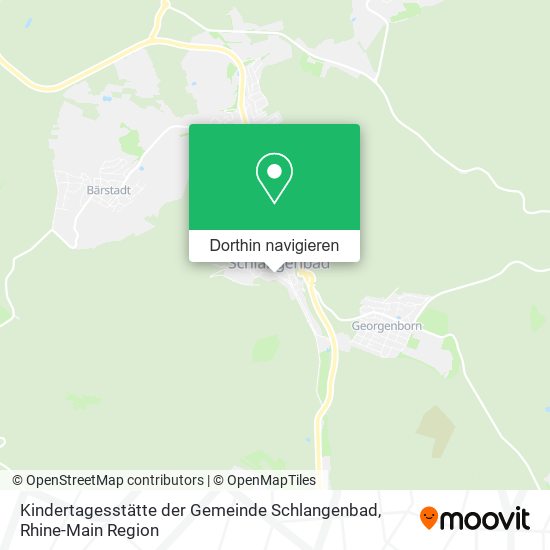 Kindertagesstätte der Gemeinde Schlangenbad Karte