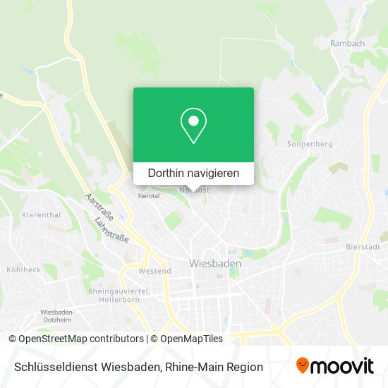Schlüsseldienst Wiesbaden Karte