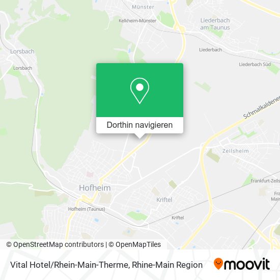Vital Hotel/Rhein-Main-Therme Karte
