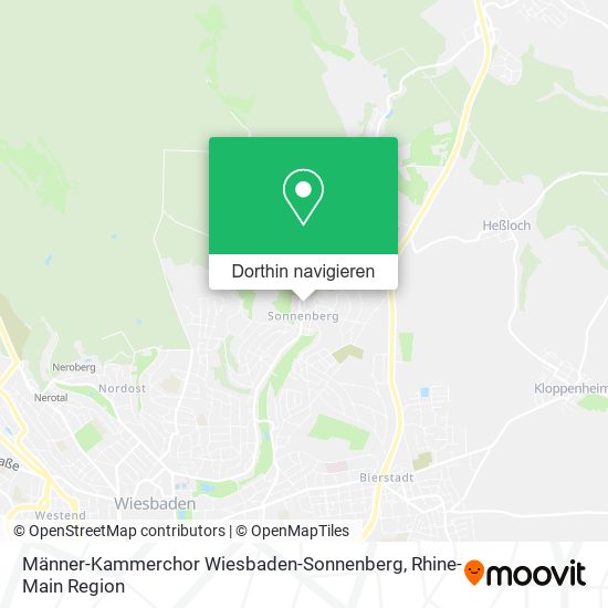 Männer-Kammerchor Wiesbaden-Sonnenberg Karte