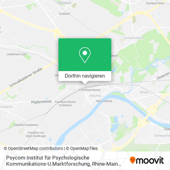Psycom Institut für Psychologische Kommunikations-U.Marktforschung Karte