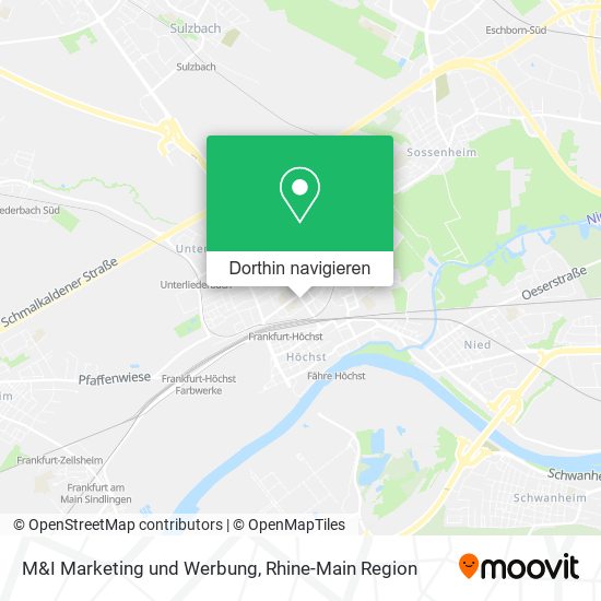 M&I Marketing und Werbung Karte