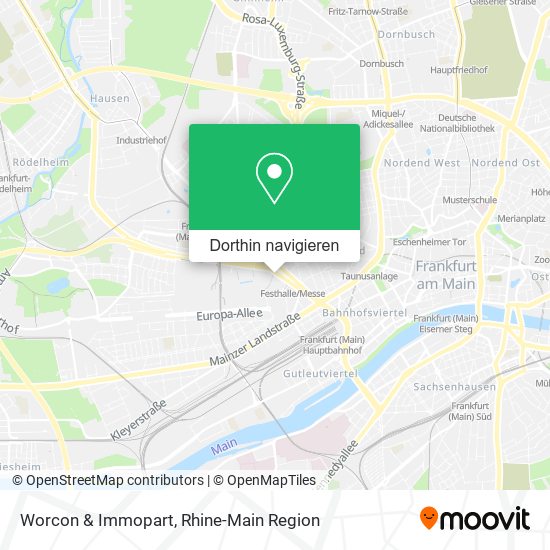 Worcon & Immopart Karte
