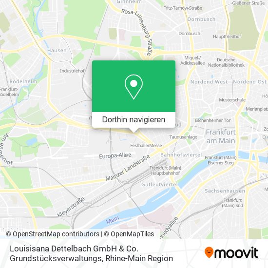 Louisisana Dettelbach GmbH & Co. Grundstücksverwaltungs Karte