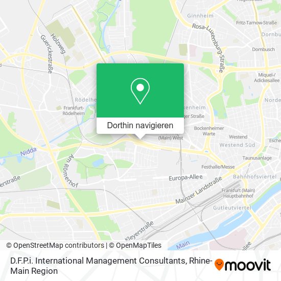 D.F.P.i. International Management Consultants Karte