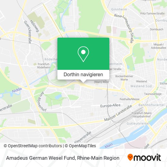 Amadeus German Wesel Fund Karte