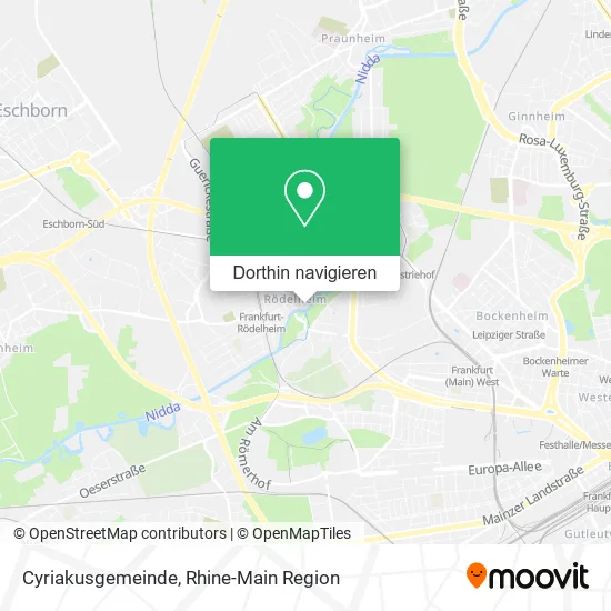 Cyriakusgemeinde Karte