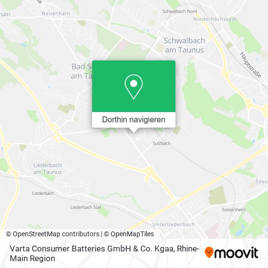 Varta Consumer Batteries GmbH & Co. Kgaa Karte