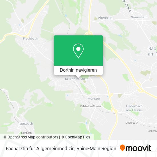 Fachärztin für Allgemeinmedizin Karte