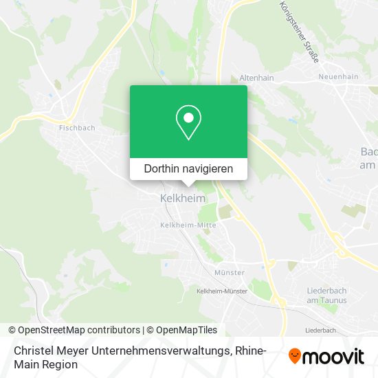 Christel Meyer Unternehmensverwaltungs Karte