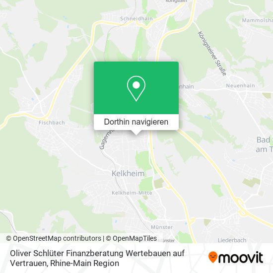 Oliver Schlüter Finanzberatung Wertebauen auf Vertrauen Karte