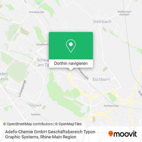 Adefo-Chemie GmbH Geschäftsbereich Typon Graphic Systems Karte