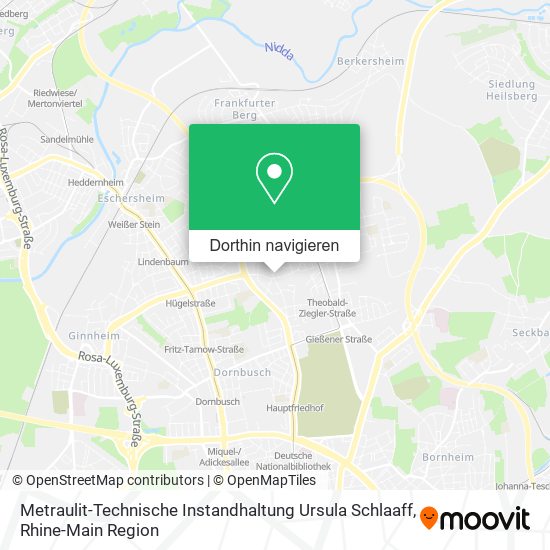 Metraulit-Technische Instandhaltung Ursula Schlaaff Karte