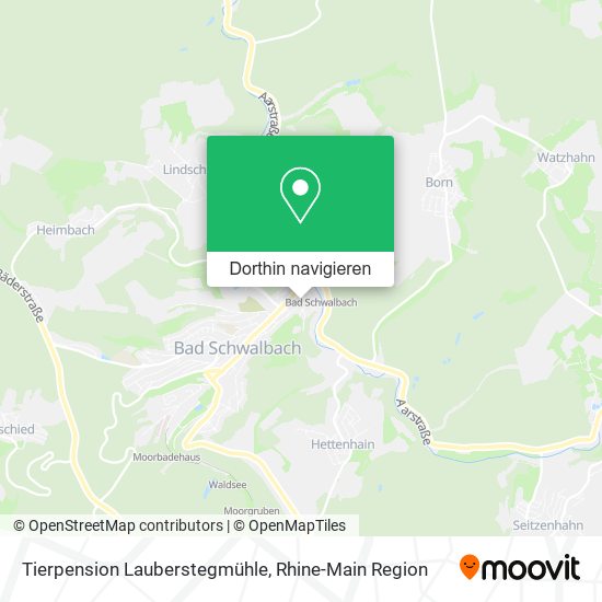 Tierpension Lauberstegmühle Karte