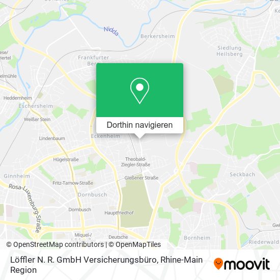 Löffler N. R. GmbH Versicherungsbüro Karte