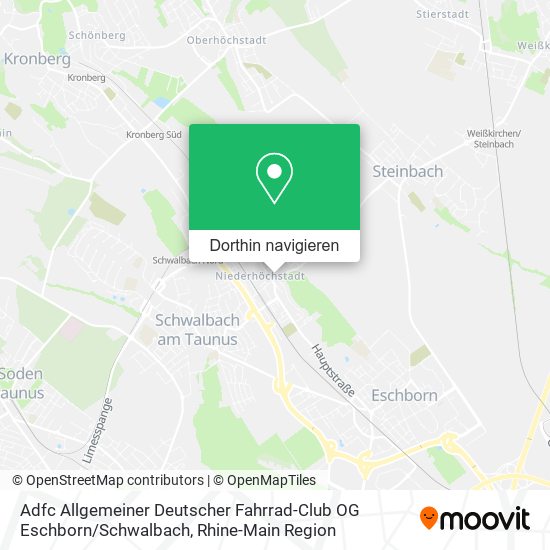 Adfc Allgemeiner Deutscher Fahrrad-Club OG Eschborn / Schwalbach Karte