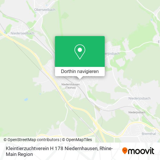 Kleintierzuchtverein H 178 Niedernhausen Karte