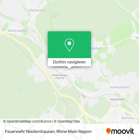 Feuerwehr Niedernhausen Karte