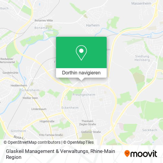 Glaskeil Management & Verwaltungs Karte