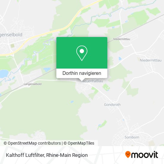 Kalthoff Luftfilter Karte